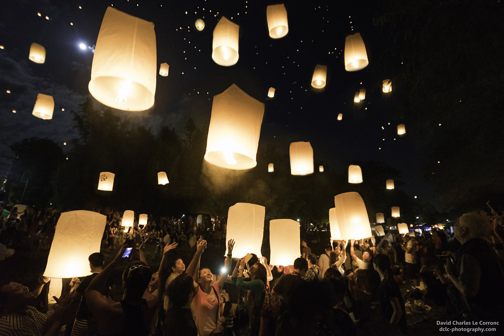 Loy Krathong Festival in Chiangmai - A Meeting with People Of the World - Shoot 2